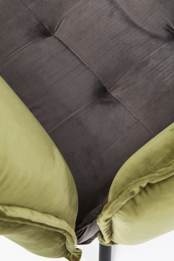 SEDIA CON BRACCIOLI CHELSEA VERDE - KARE