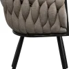 Sedia con braccioli Dean beige - KARE