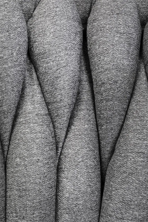 Sedia con braccioli Dean grigio - KARE