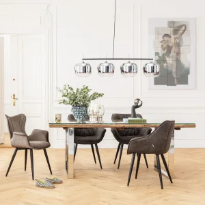 Sedia Con Braccioli Dream Marrone - KARE