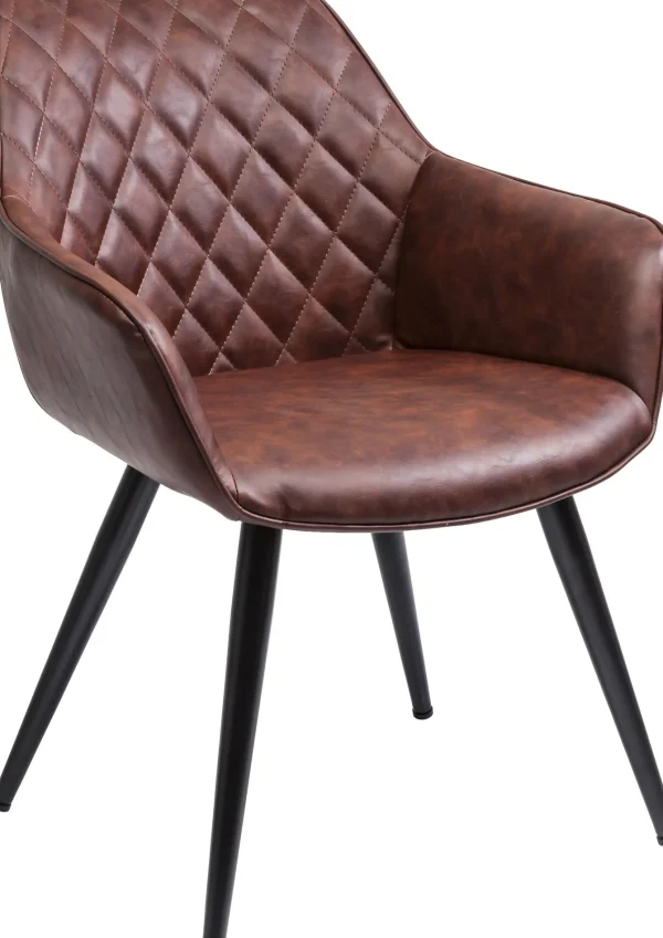 Sedia Con Braccioli Harry Marrone - KARE