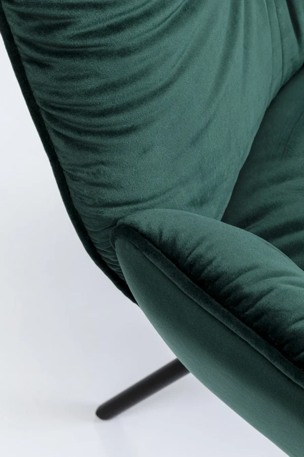 SEDIA CON BRACCIOLI MILA VERDE - KARE