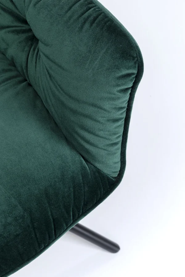 SEDIA CON BRACCIOLI MILA VERDE - KARE