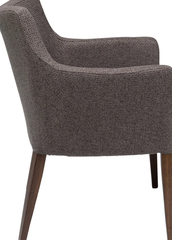 Sedia con braccioli Mode Dolce marrone - KARE