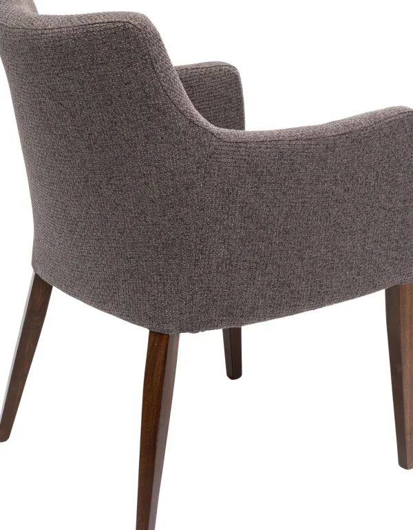 Sedia con braccioli Mode Dolce marrone - KARE