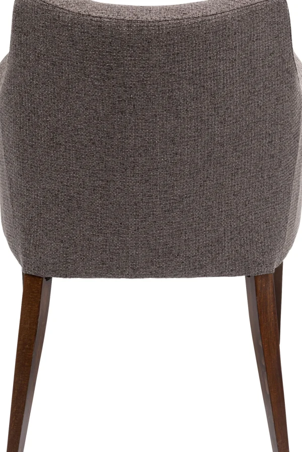 Sedia con braccioli Mode Dolce marrone - KARE