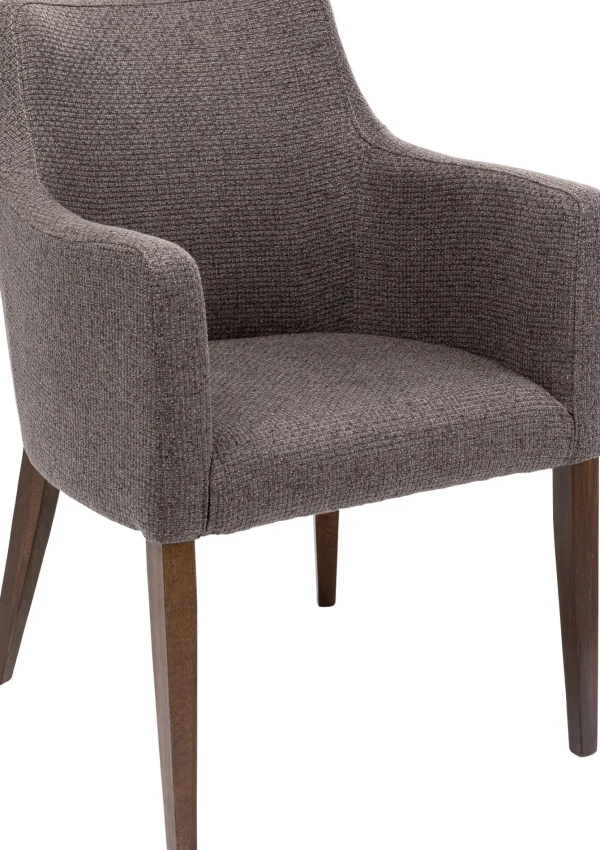 Sedia con braccioli Mode Dolce marrone - KARE