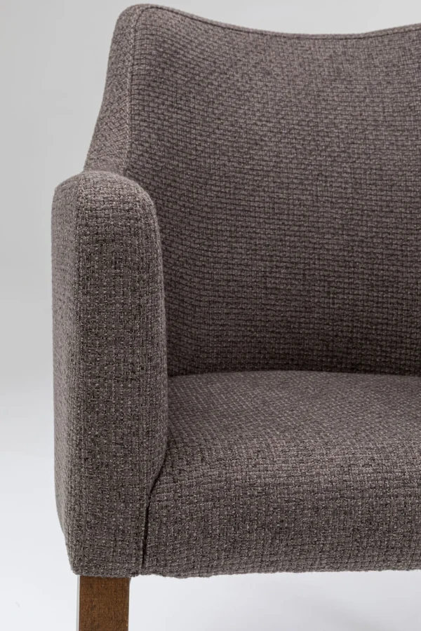 Sedia con braccioli Mode Dolce marrone - KARE