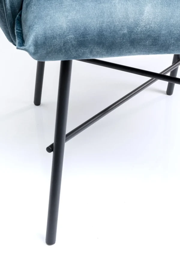 Sedia con braccioli Nothing Hill blu - KARE