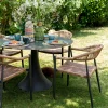 Sedia con braccioli Palma beige - KARE