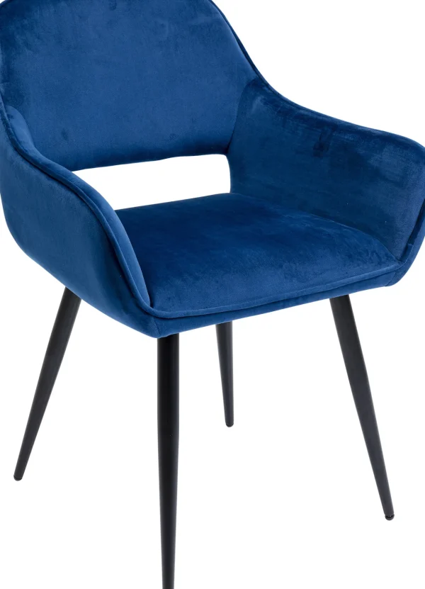 Sedia Con Braccioli San Francisco Blu - KARE