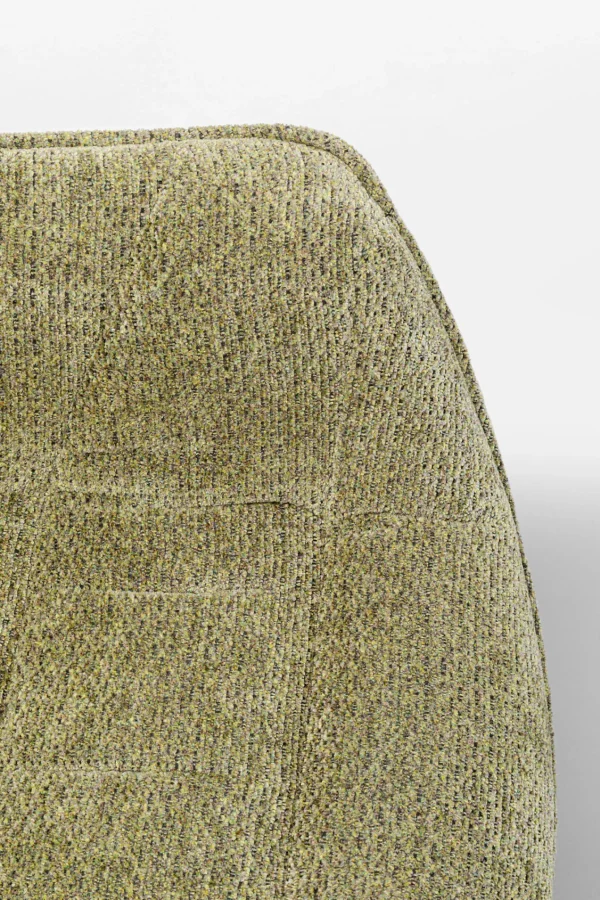 Sedia con braccioli Thelma Melange Verde - KARE