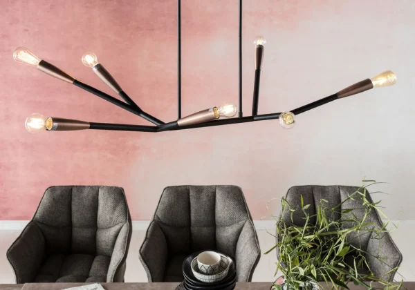 Sedia con braccioli ThinkThank grigia - KARE