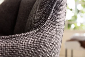 Sedia con braccioli ThinkThank grigia - KARE