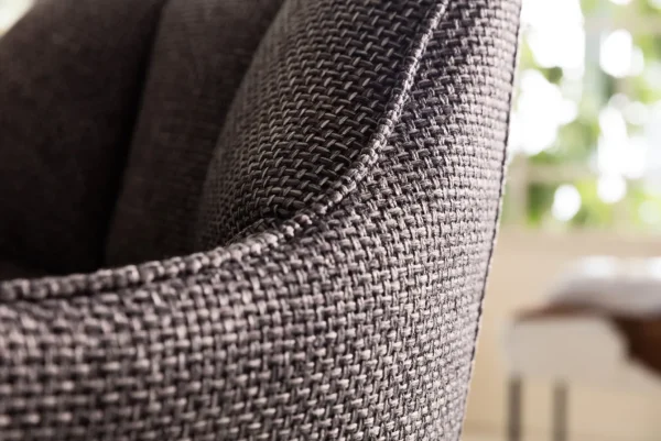Sedia con braccioli ThinkThank grigia - KARE