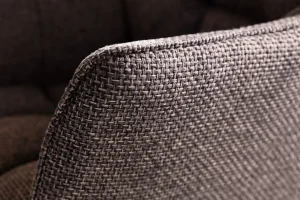 Sedia con braccioli ThinkThank grigia - KARE