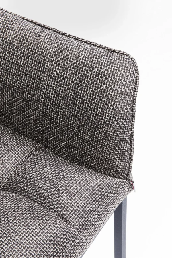 Sedia con braccioli ThinkThank grigia - KARE