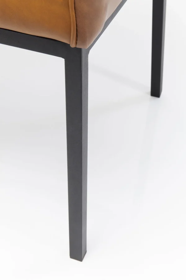 Sedia con braccioli ThinkThank marrone - KARE