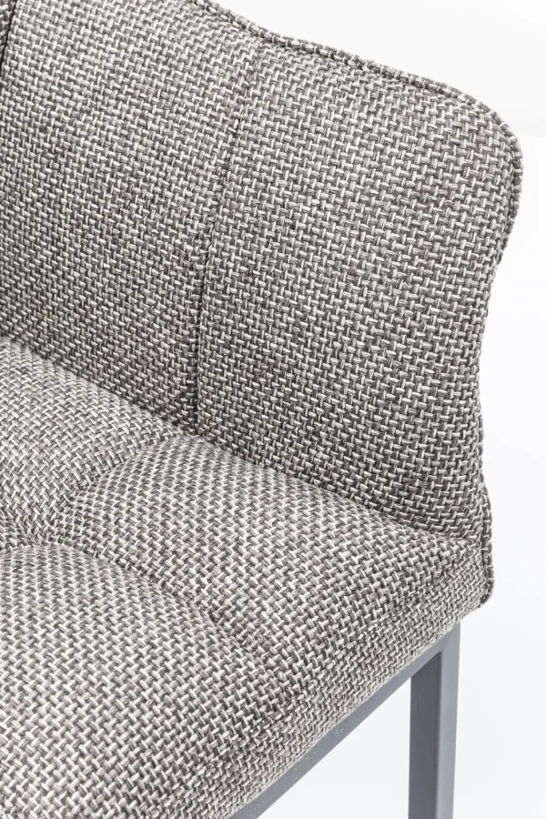 Sedia con braccioli ThinkThank grigia - KARE