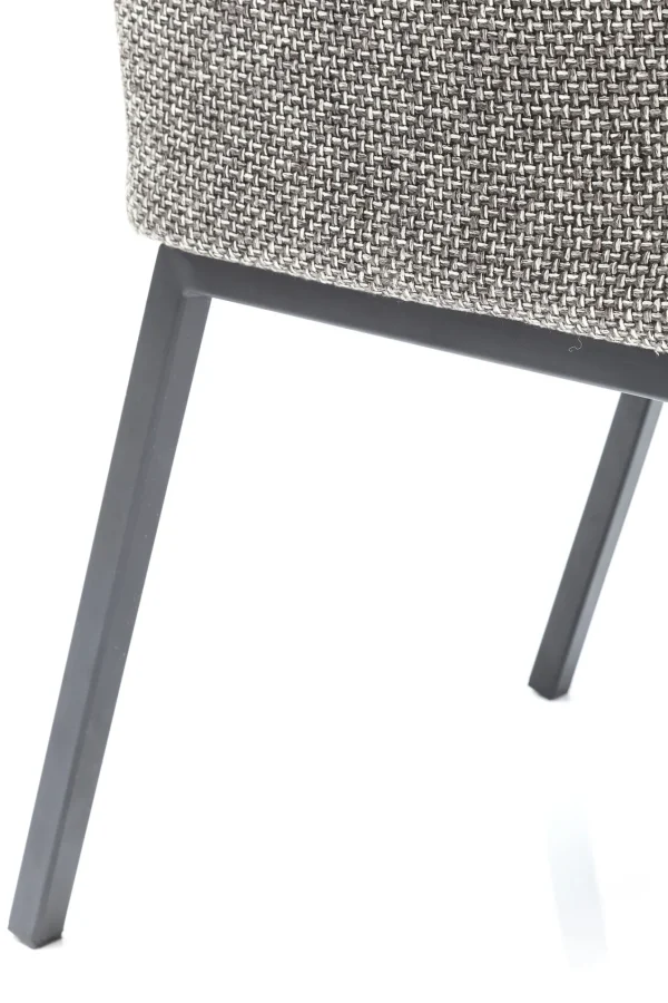 Sedia con braccioli ThinkThank grigia - KARE