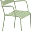 Sedia con braccioli Twist menta - KARE