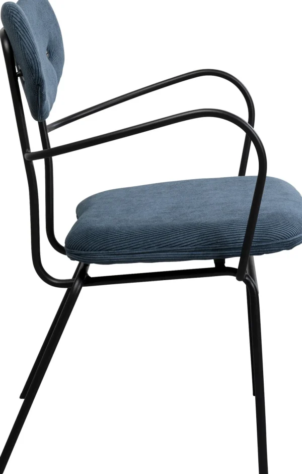Sedia con braccioli Viola blu - KARE