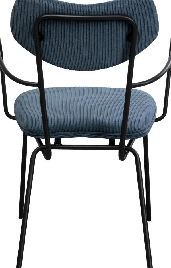 Sedia con braccioli Viola blu - KARE
