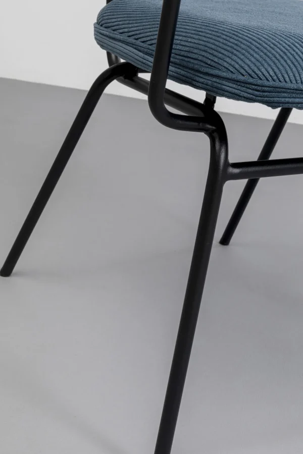 Sedia con braccioli Viola blu - KARE