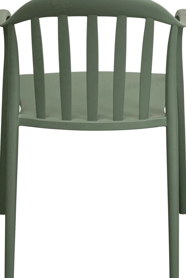 Sedia con braccioliFlores grigio-verde - KARE