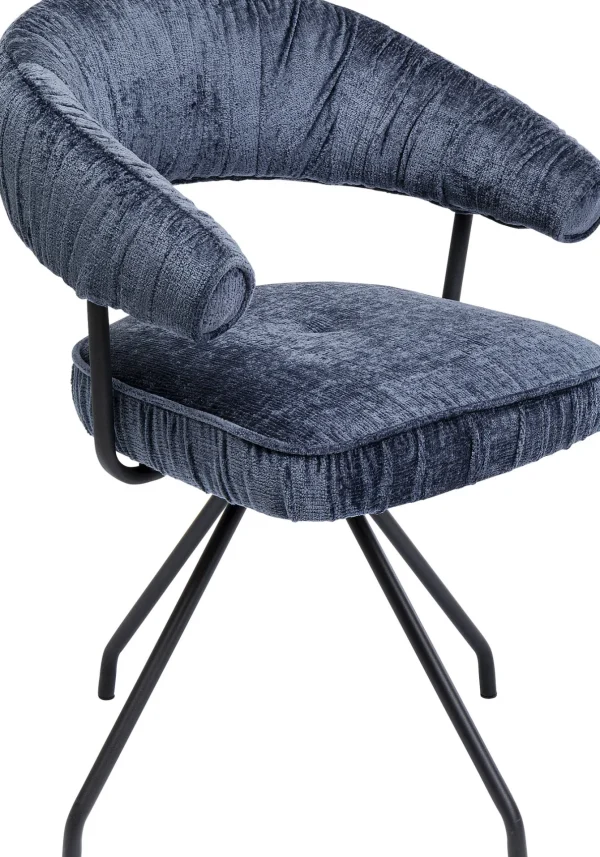 Sedia girevole Arabella marrone - KARE