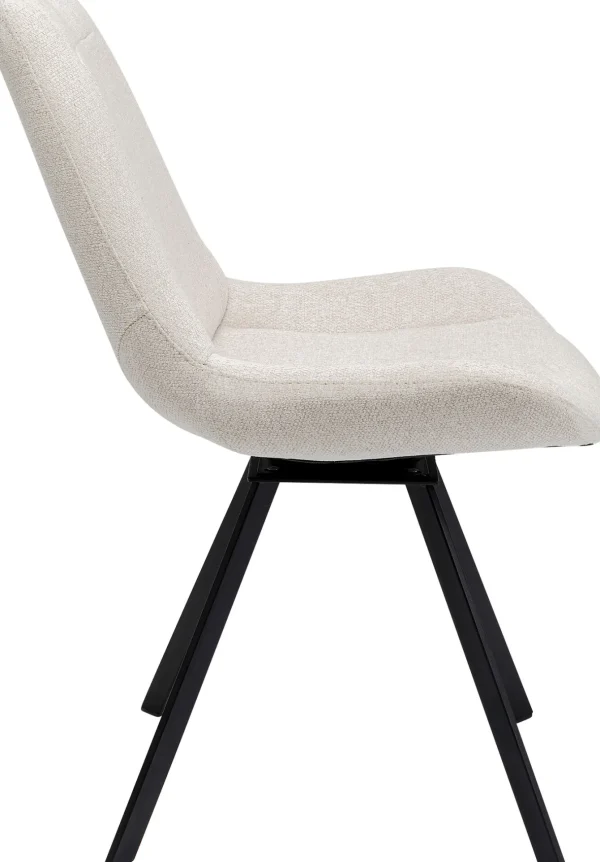 Sedia girevole Baron crema - KARE
