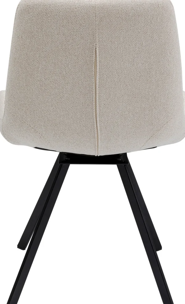 Sedia girevole Baron crema - KARE