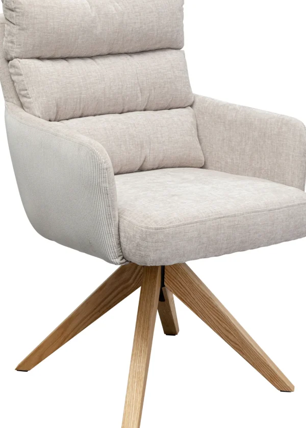 Sedia girevole Bosse Nature - KARE
