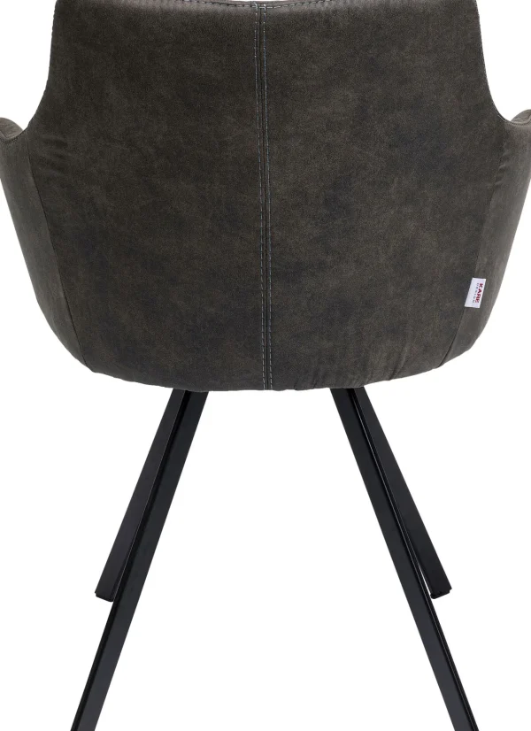 Sedia girevole Coco antracite - KARE