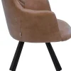 Sedia girevole Coco marrone - KARE