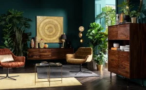 SEDIA GIREVOLE COLMAR ROSSO - KARE