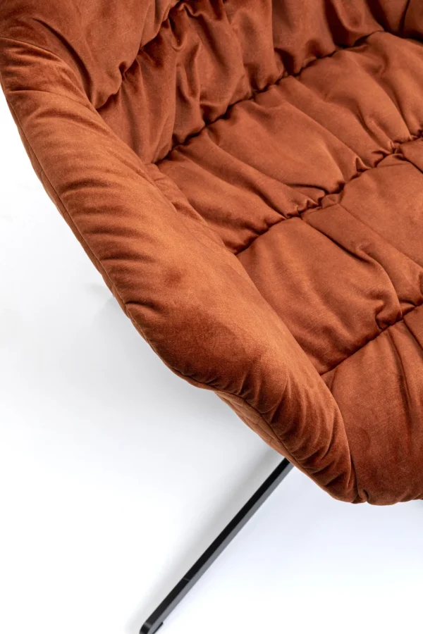 SEDIA GIREVOLE COLMAR ROSSO - KARE