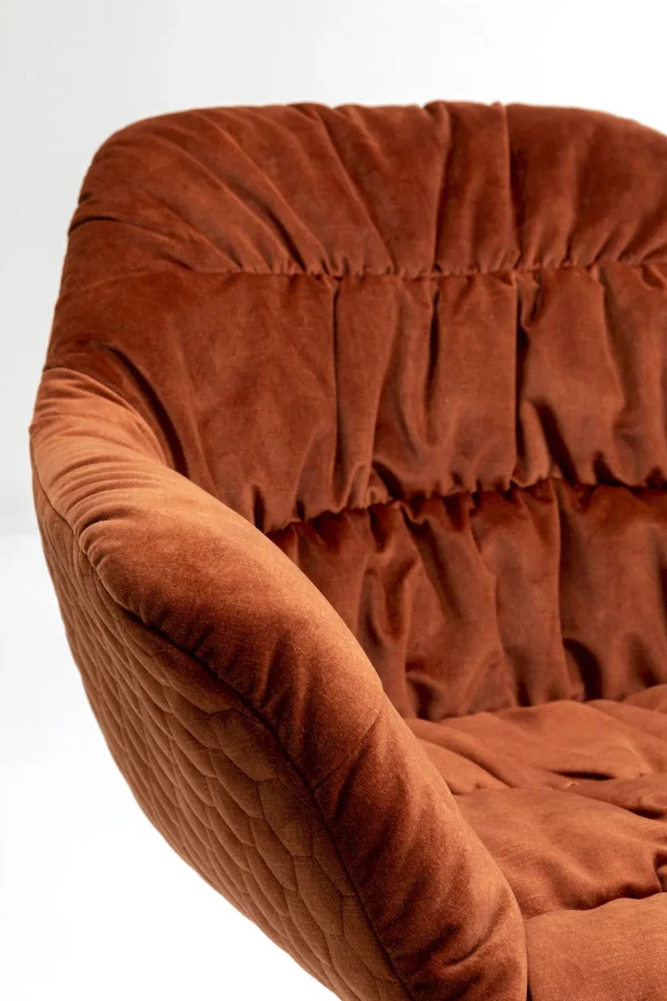 SEDIA GIREVOLE COLMAR ROSSO - KARE