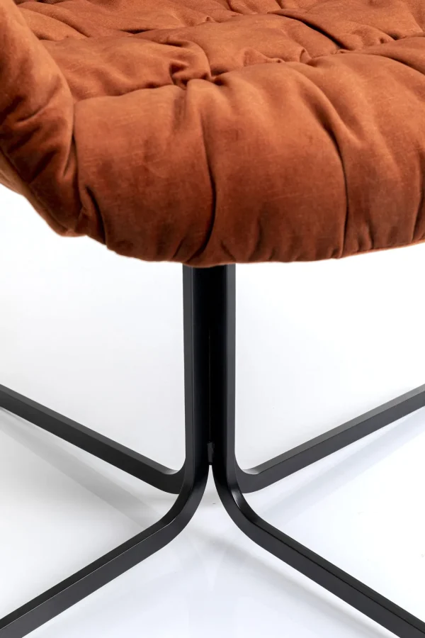 SEDIA GIREVOLE COLMAR ROSSO - KARE