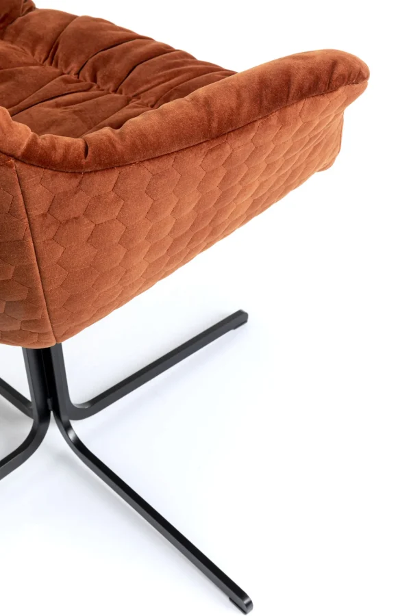 SEDIA GIREVOLE COLMAR ROSSO - KARE