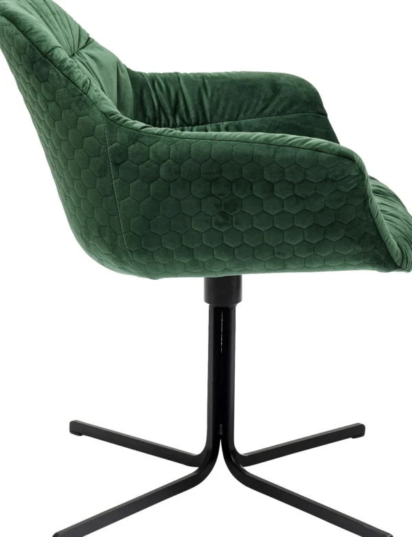 SEDIA GIREVOLE COLMAR VERDE - KARE