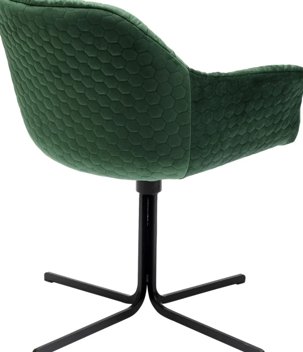 SEDIA GIREVOLE COLMAR VERDE - KARE