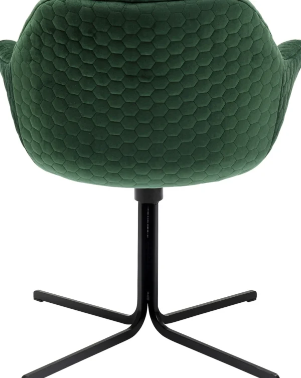 SEDIA GIREVOLE COLMAR VERDE - KARE