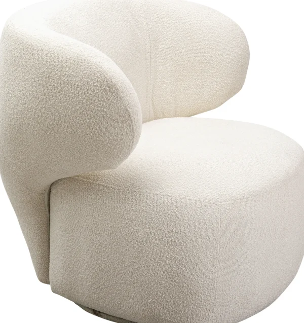 Sedia girevole Elite Crema - KARE