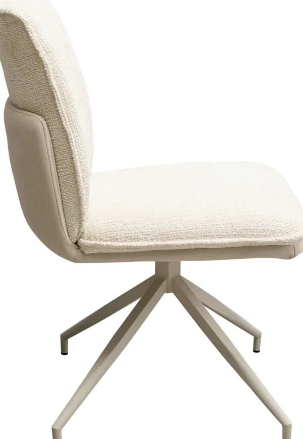 Sedia girevole Hilla bianco - KARE