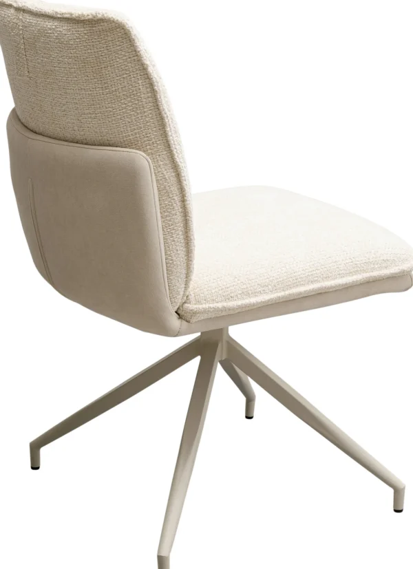 Sedia girevole Hilla bianco - KARE