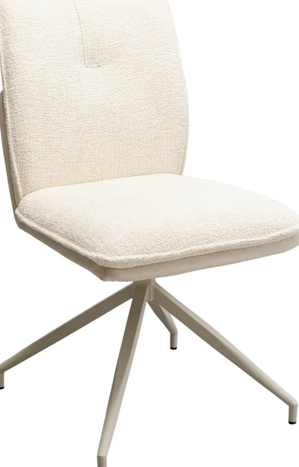 Sedia girevole Hilla bianco - KARE