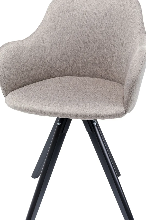 SEDIA GIREVOLE LADY LOCO TAUPE - KARE