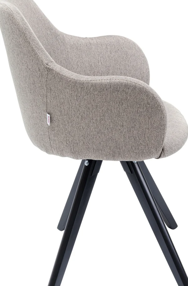 SEDIA GIREVOLE LADY LOCO TAUPE - KARE