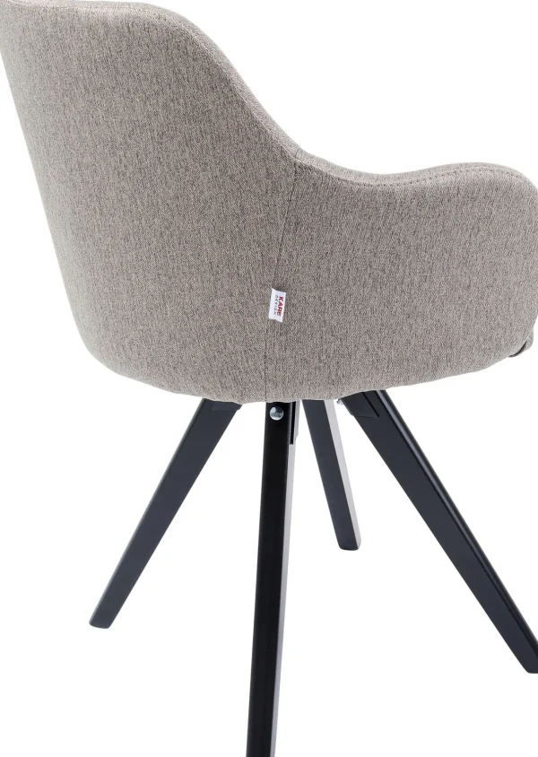 SEDIA GIREVOLE LADY LOCO TAUPE - KARE
